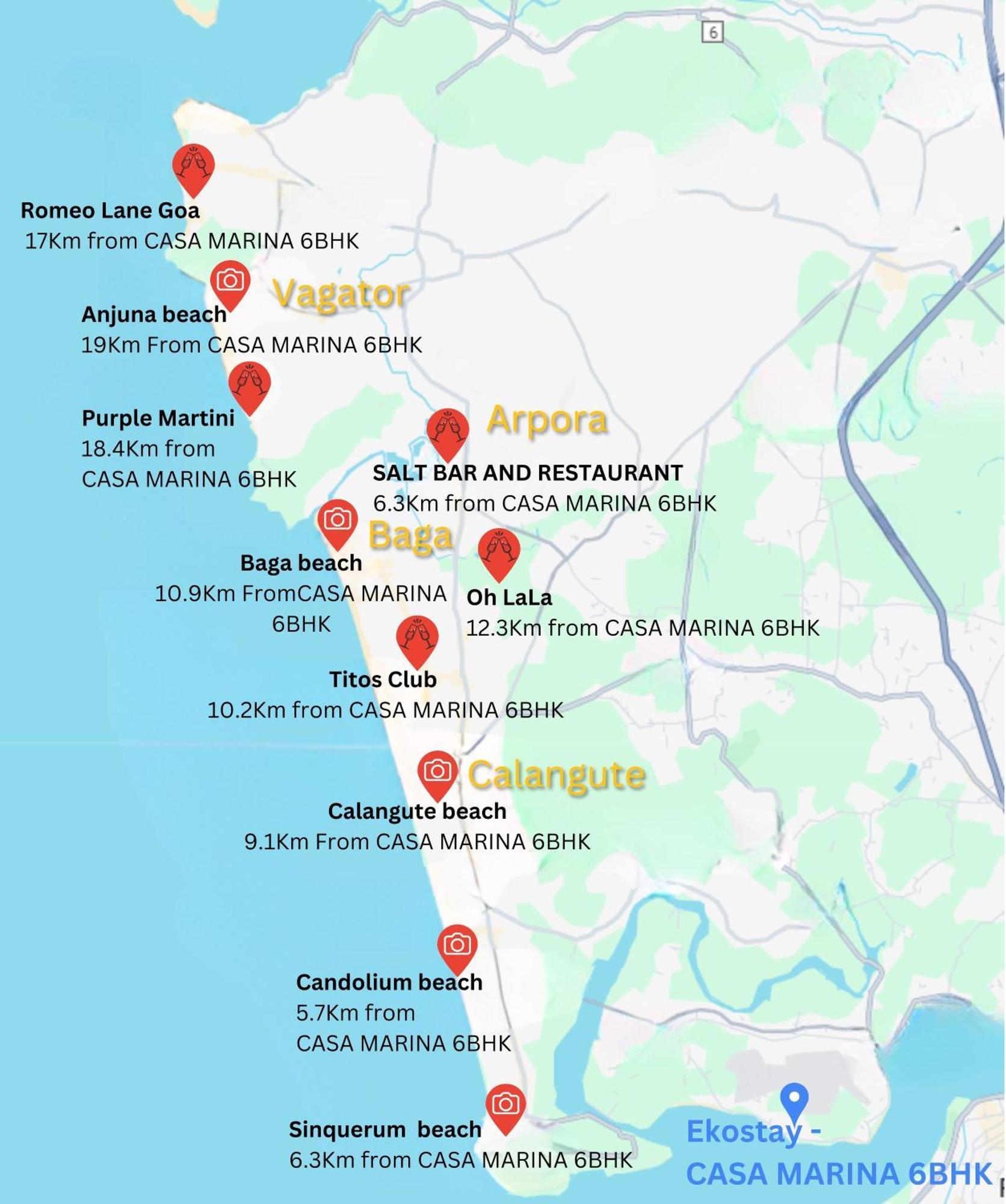 Ekostay Luxe - Casa Marina Candolim Extérieur photo